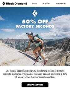Save on Factory Seconds