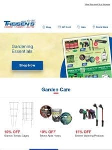 Save on Gardening Essentials