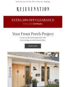 Save on your front porch refresh