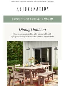 Save on your outdoor refresh