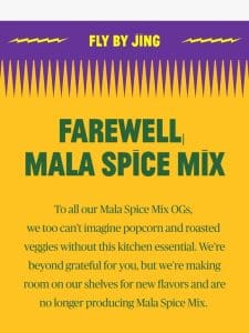 Say GOODBYE to Mala Spice with 40% OFF