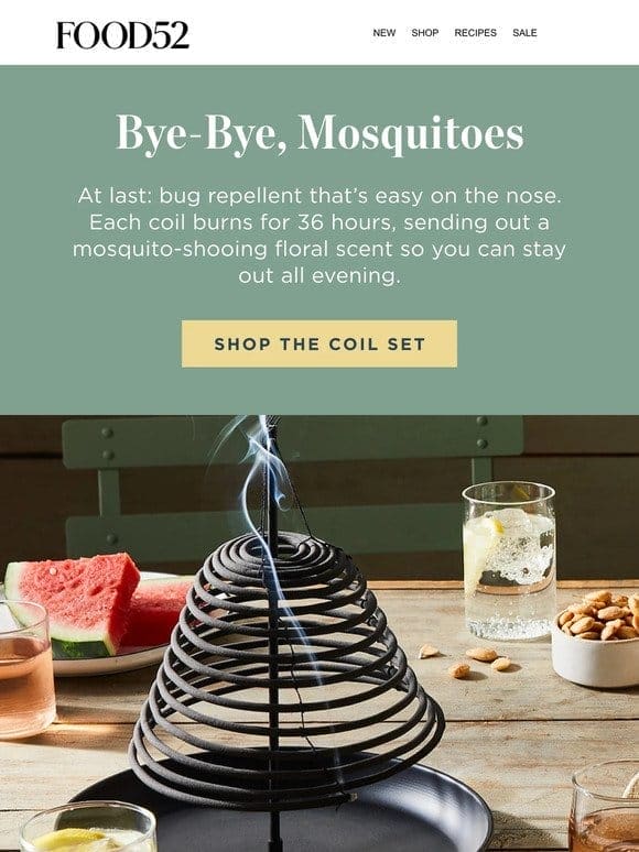Say goodbye to bug bites.