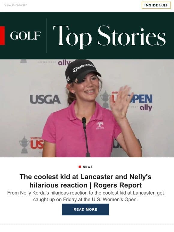 She’s 15 and beating golf’s best at Women’s Open