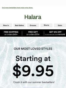 Shop Halara: Deals Start $9.95!