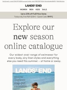 Shop our NEW online catalogue: FREE P&P today!