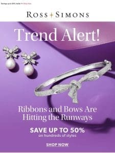 Shop our current jewelry obsession: RIBBONS & BOWS