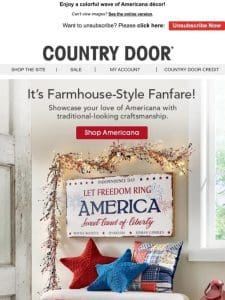 Show Your Red， White & Blue Pride Inside and Out!