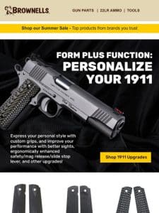 Show your style w/ these 1911 upgrades