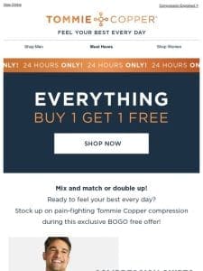 Sitewide Sale: Everything BOGO FREE