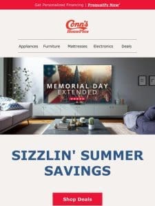 Sizzlin’ Summer Savings