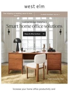 Smart office furniture