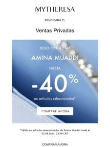 Solo para ti: hasta -40% en Amina Muaddi