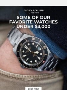 Some Of Our Favorite Watches Under $3，000