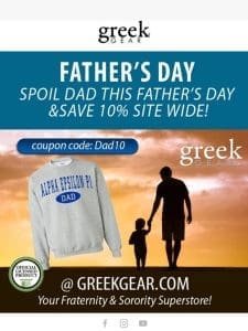 Spoil dad This Father’s Day