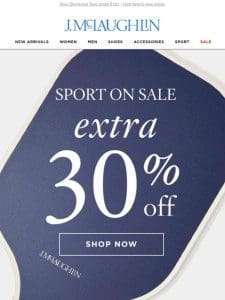 Sport On Sale? Game On.