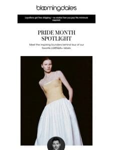 Spotlighting LGBTQIA+ brands