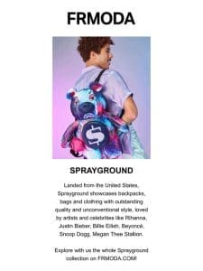 Sprayground: Distinctive backpacks