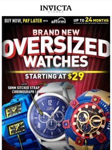 Starting At $29❗️ BRAND NEW SUPERSIZED WATCHES