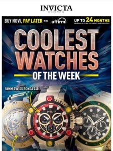 Starting At $39 The COOLEST  Watches Of The Week❗️