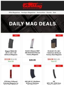 Stock Up On These Mags! | Magpul M3 PMAG AR-15 20rd Mag for $13