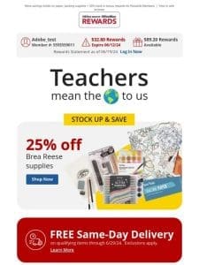 Stock up & Save on Brea Reese Fine Arts Supplies