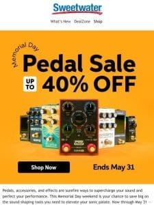 Stomp Your Way to Pedal Savings This Memorial Day!