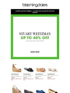 Stuart Weitzman: Up to 40% off