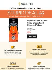 Stupid Deal of the Day now available!