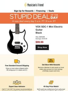 Stupid Deal of the Day now available!