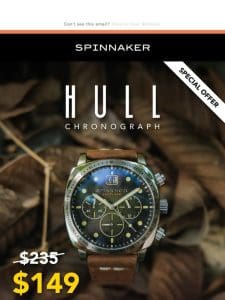 Style up with the Hull Chronograph ✨