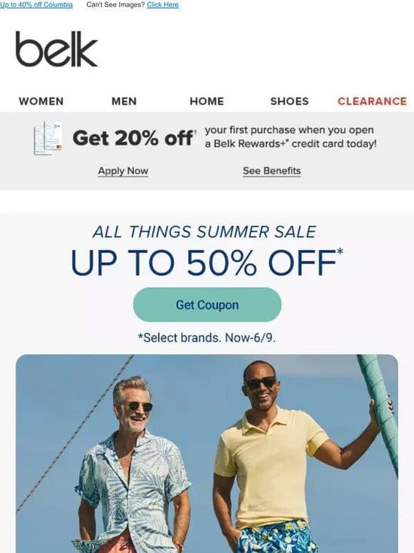 Styled for him   60% off men’s IZOD， Chap’s & more