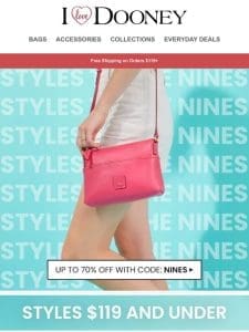 Styles to the Nines Is Back… Shop Styles From $29 Today!