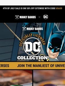 Suit Up with Officially Licensed DC Rings