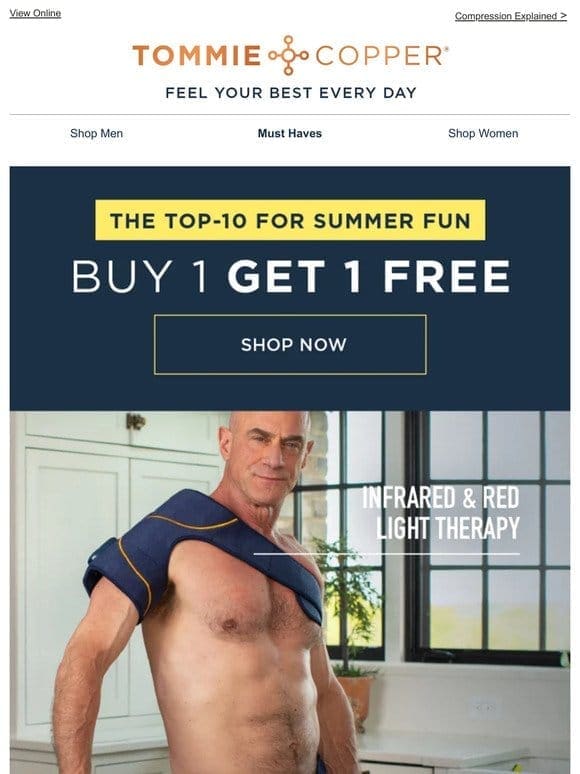 Summer Fun Sale ? Buy 1 Get 1 Free on the Top-10 Sellers