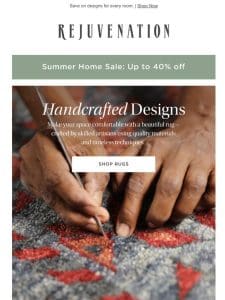 Summer Home Sale: Up to 40% off rugs & more