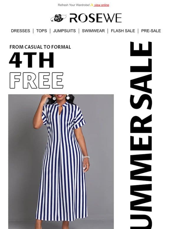 Summer Sale: Flowy Dresses Galore!