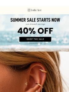 Summer Sale STARTS NOW! ☀️