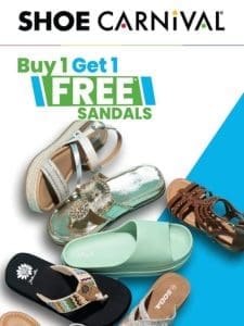 Summer Sandal Spectacular: BOGO Free
