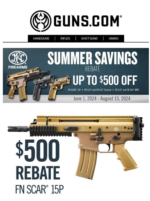 Summer Savings Instant Rebate Is Here!