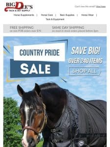 Summer Savings ??Therapy， Boots， Barn Supplies & more