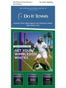 Summer Savings & Wimbledon Whites ?