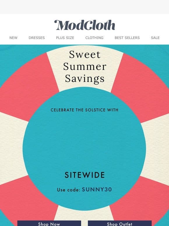 Summer Solstice   = 30% OFF Sitewide