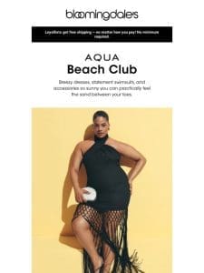 Summer starts here: AQUA Beach Club