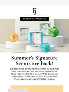 Summer’s Signature Scents ☀️