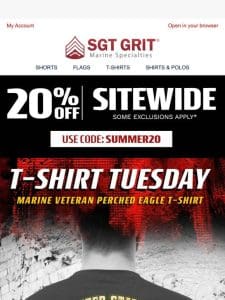 T-Shirt Tuesday: New Veterans Marines T-Shirt