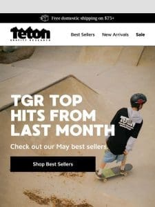 TGR Top Hits | Check Out May’s Best Sellers