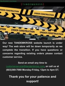 TK Under Construction