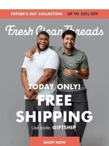 [TODAY ONLY] Free Shipping!
