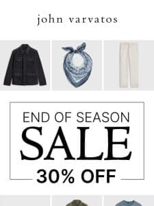 Take 30% Off Transitional Staples