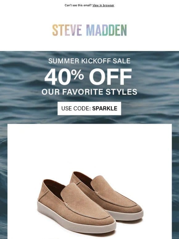 Take 40% Off Men’s Favorites